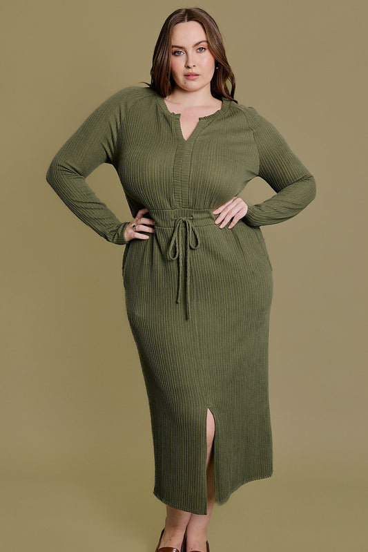 olivia midi dress-curvy