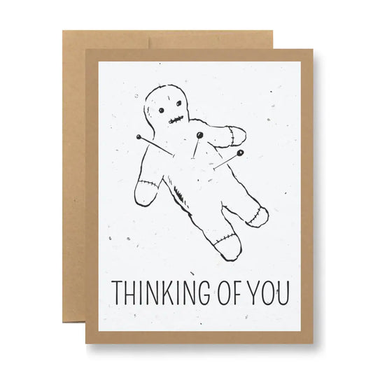 Plantable Seed Paper Greeting Card - Thinking of You {Doll}