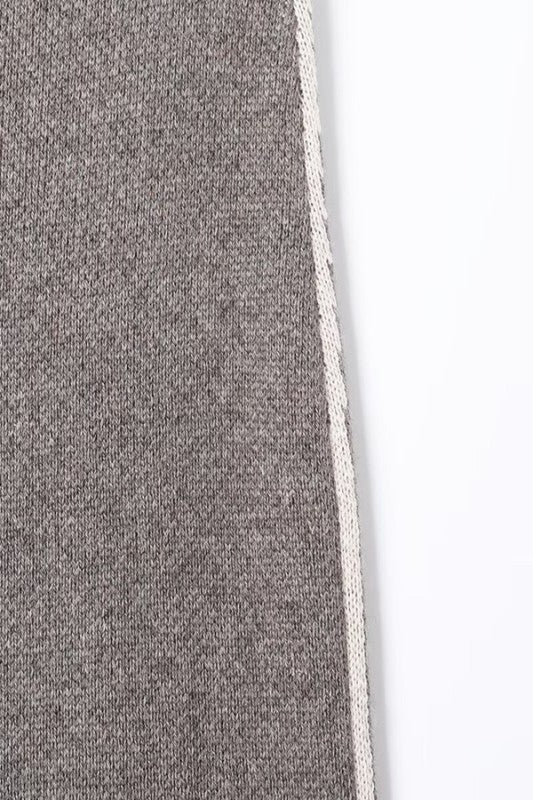 Contrast Piping Skirt