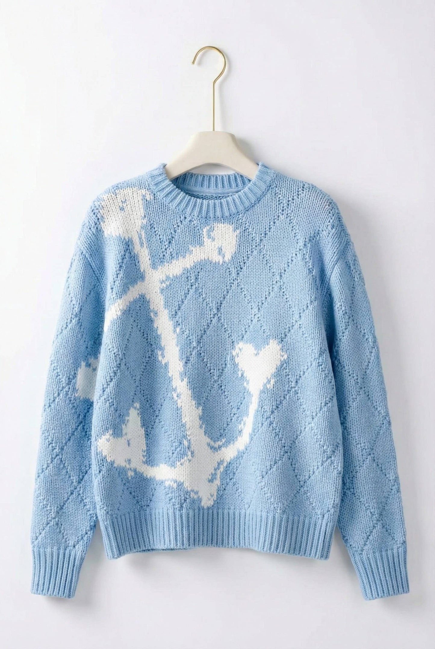 Nautical Anchor Knit Sweater