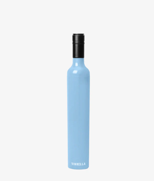 A Powder Blue Umbrella in a Bottle