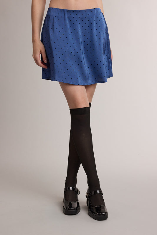 dottie satin mini skirt