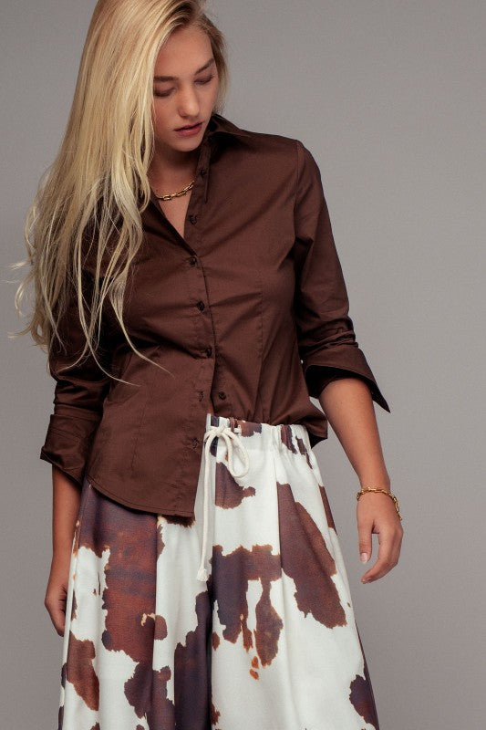 Classic Cotton Western Button-down