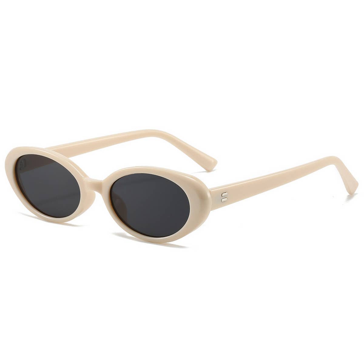 RETRO SMALL OVAL FRAME SUNGLASSES