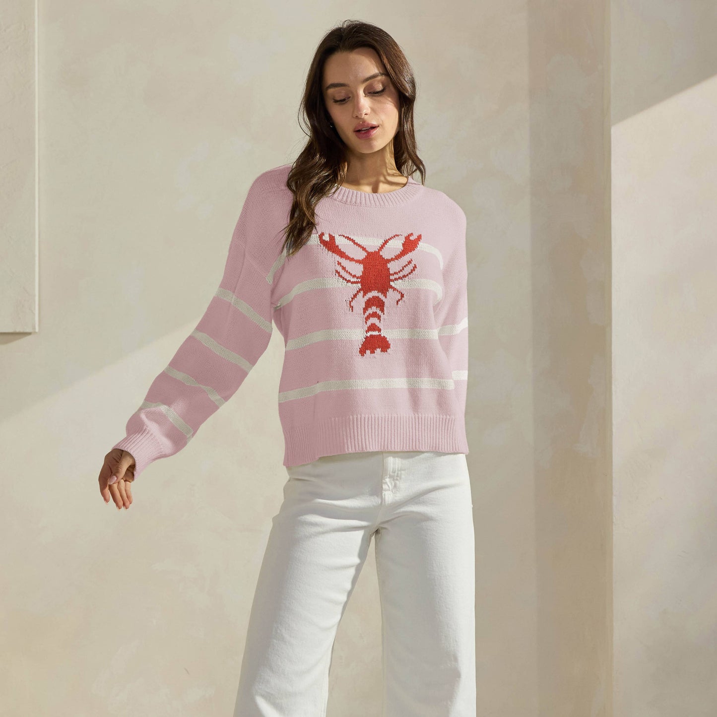 Striped Lobster Sweater