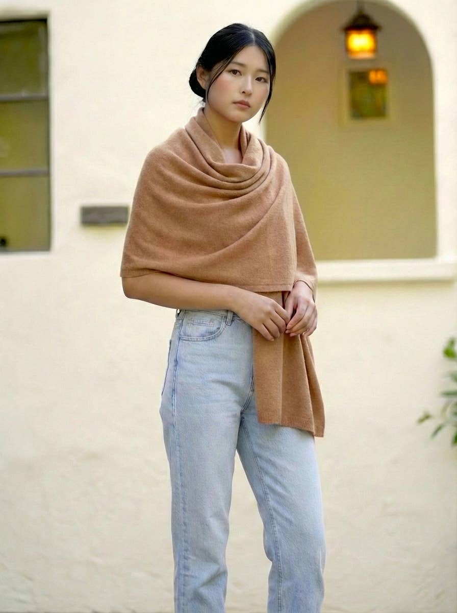 Cashmere Wrap-Latte