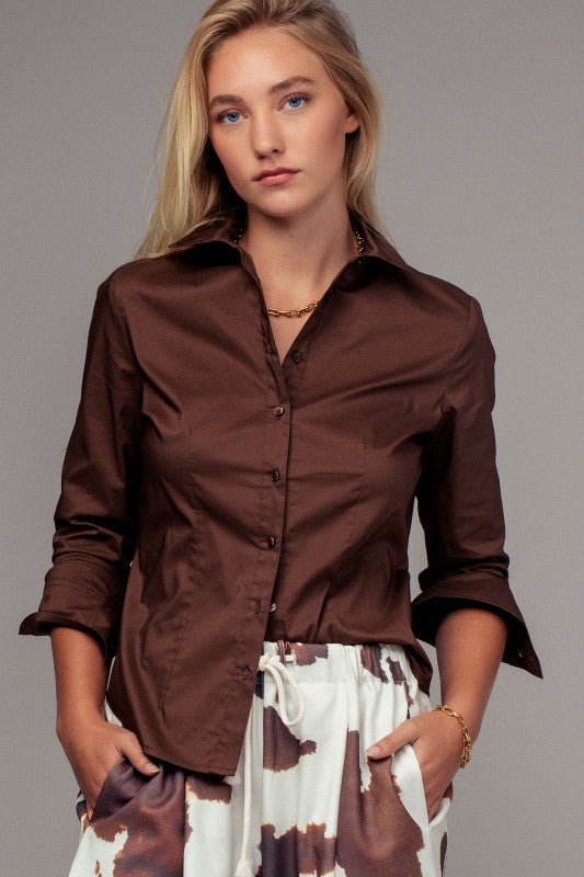 Classic Cotton Western Button-down