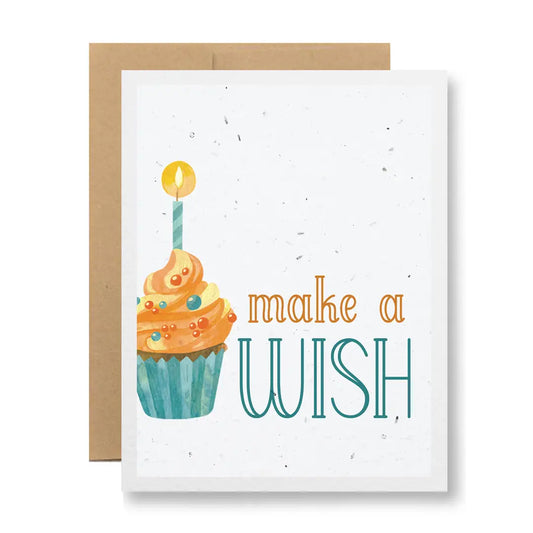 Plantable Seed Paper Greeting Card - Happy Birthday