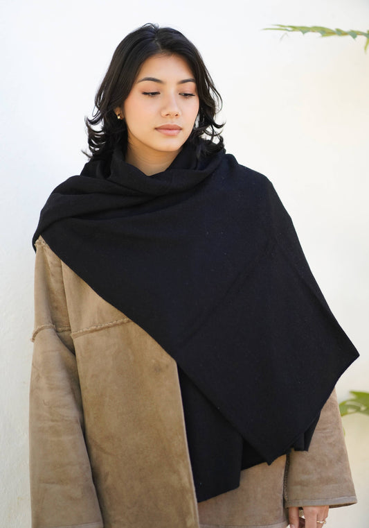 Cashmere Scarf/Wrap Black