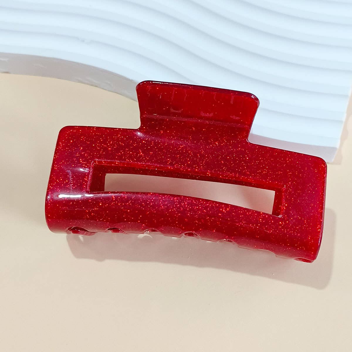 Stars & Stripes RECTANGLE HAIR CLAW CLIPS