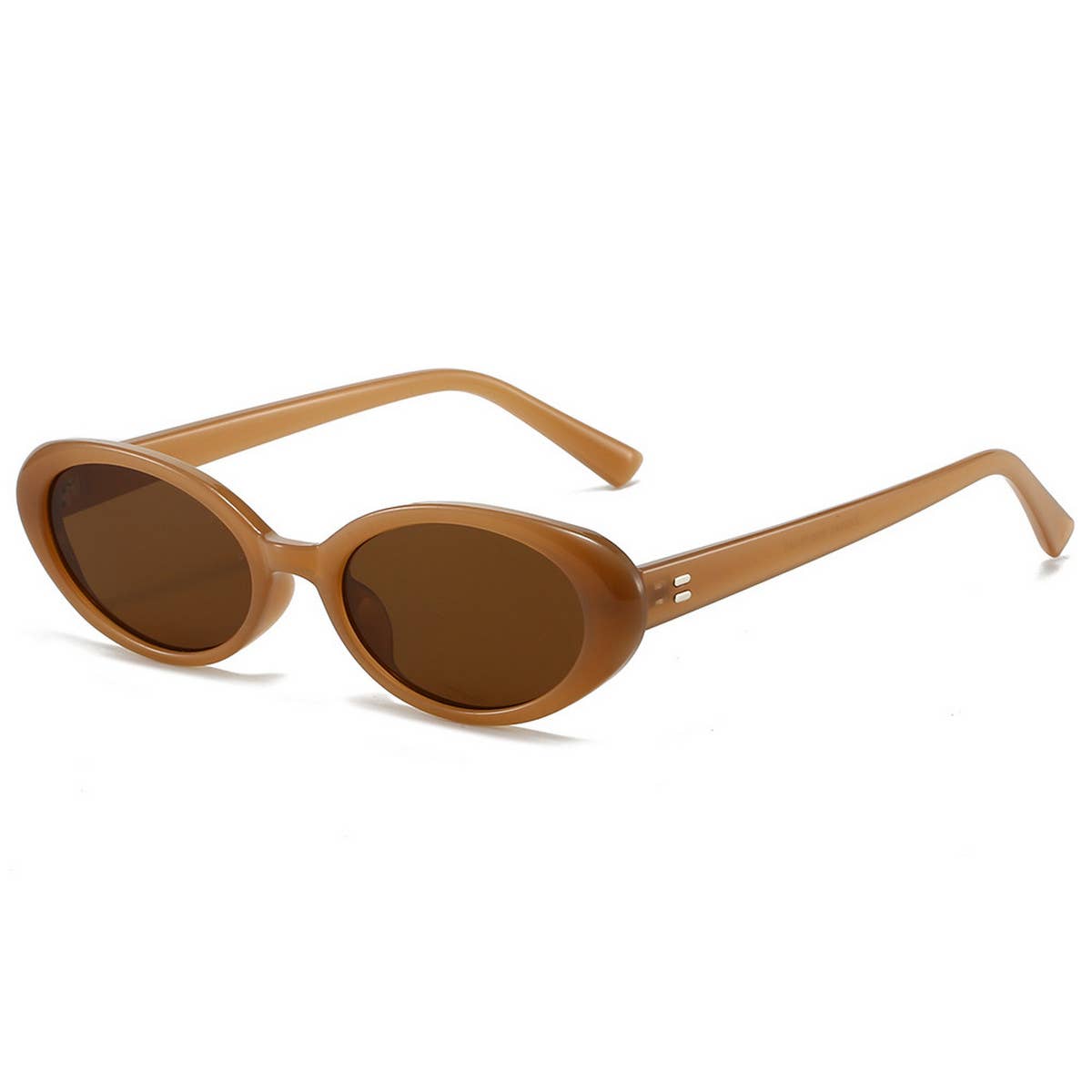 RETRO SMALL OVAL FRAME SUNGLASSES