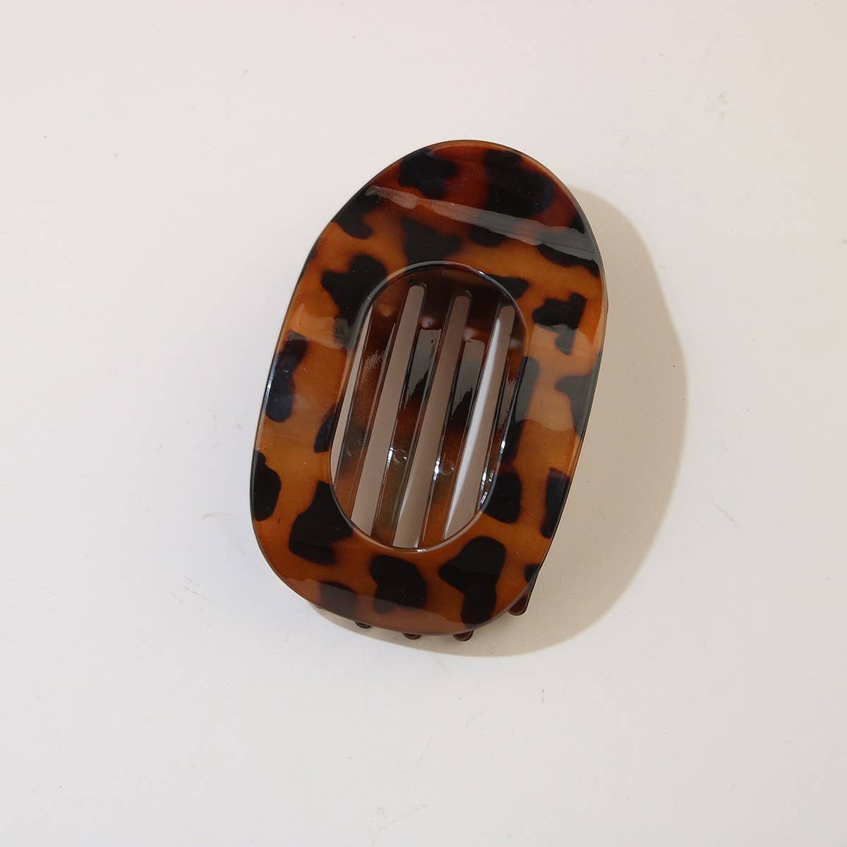 Oval Flat Hair Clip for Women, Strong Grip Clamp