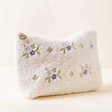 Teddy Pouch-Dainty Floral