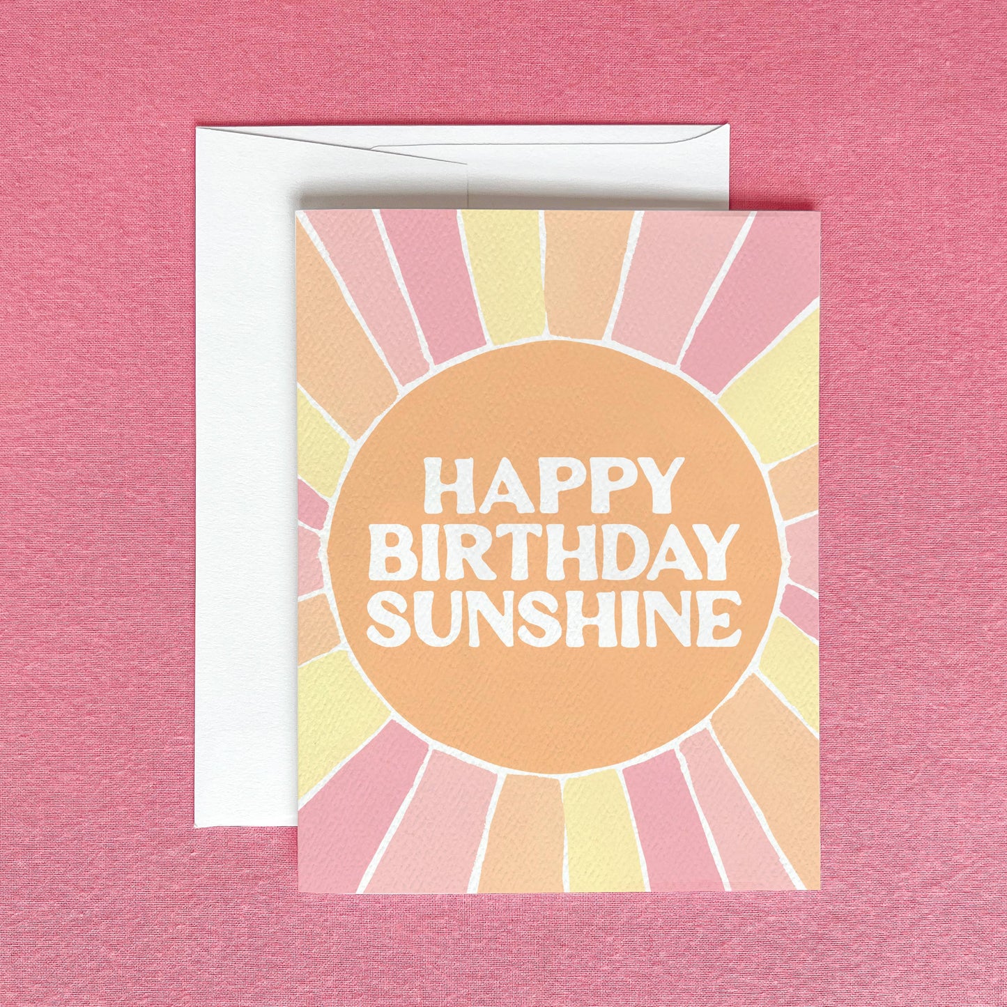 Happy Birthday Sunshine Greeting Card