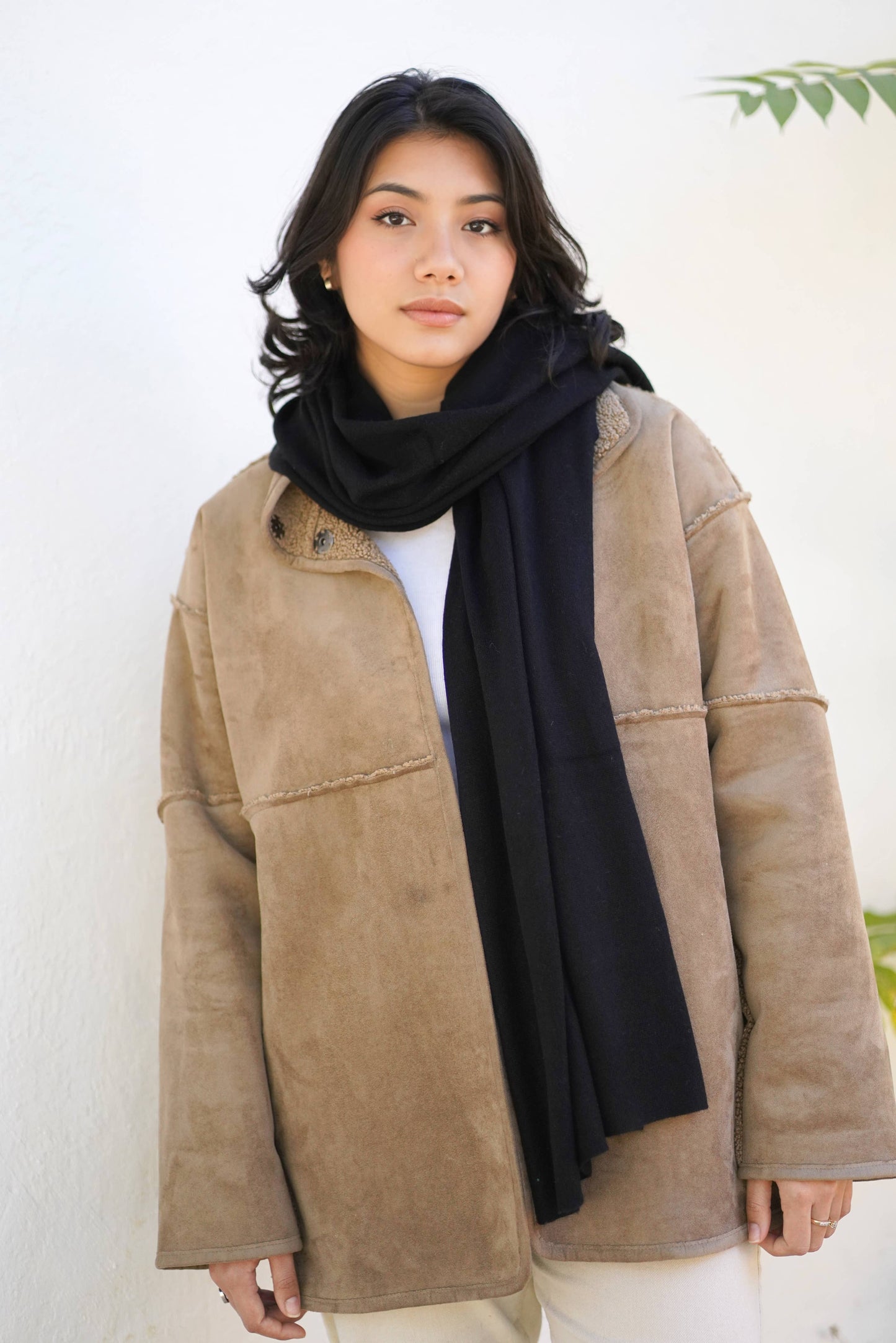Cashmere Scarf/Wrap Black
