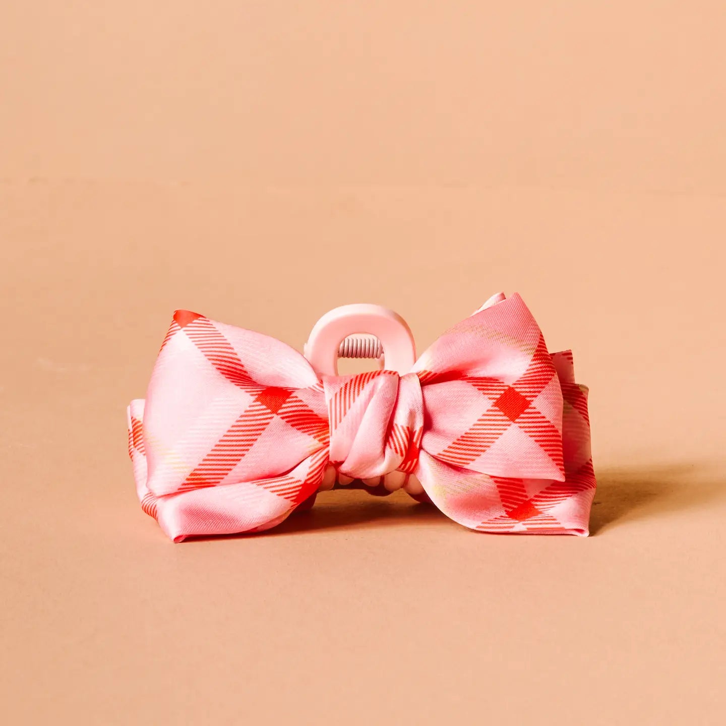 Mini Satin Bow Claw Clip - Patterned