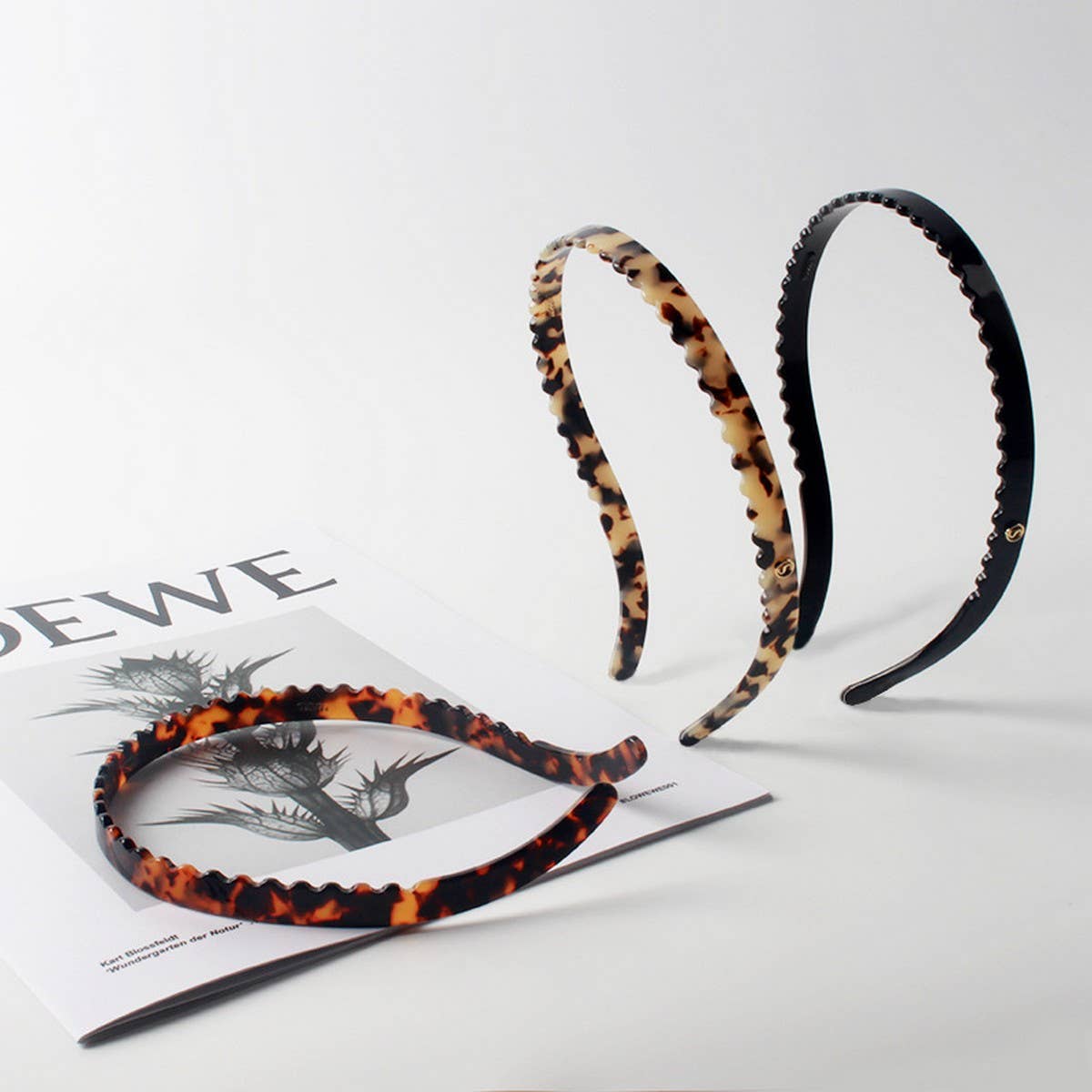 3MM ACETATE HAIR BAND WAVE