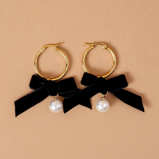 Signature Hoop Earrings-Midnight Velvet