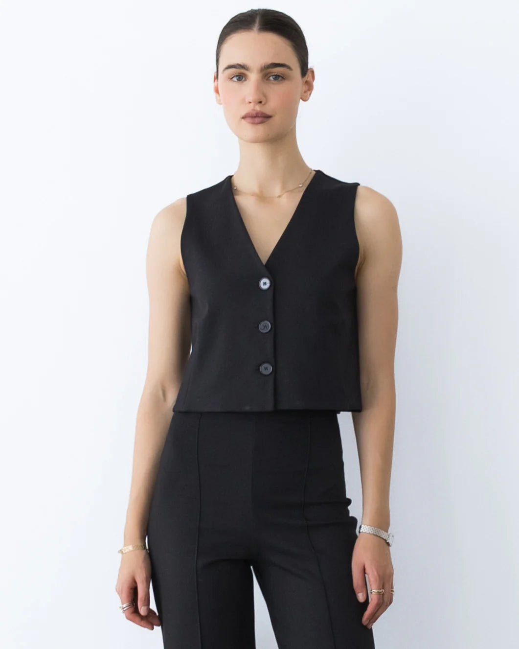 Ponte Knit Vest