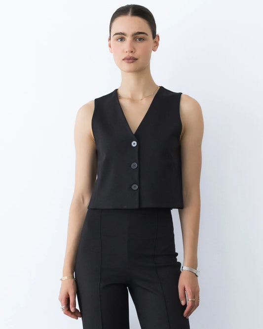 Ponte Knit Vest