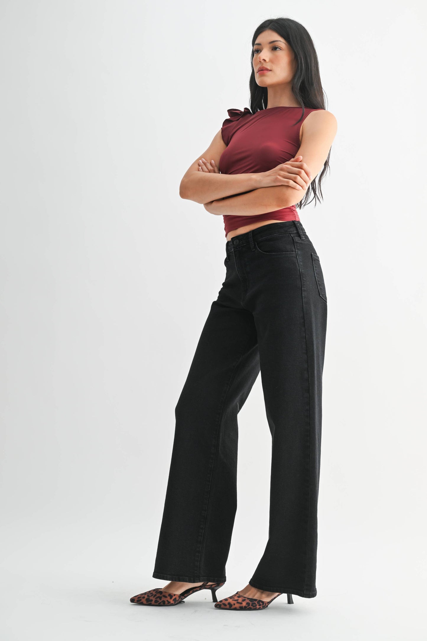 boss lady wide leg