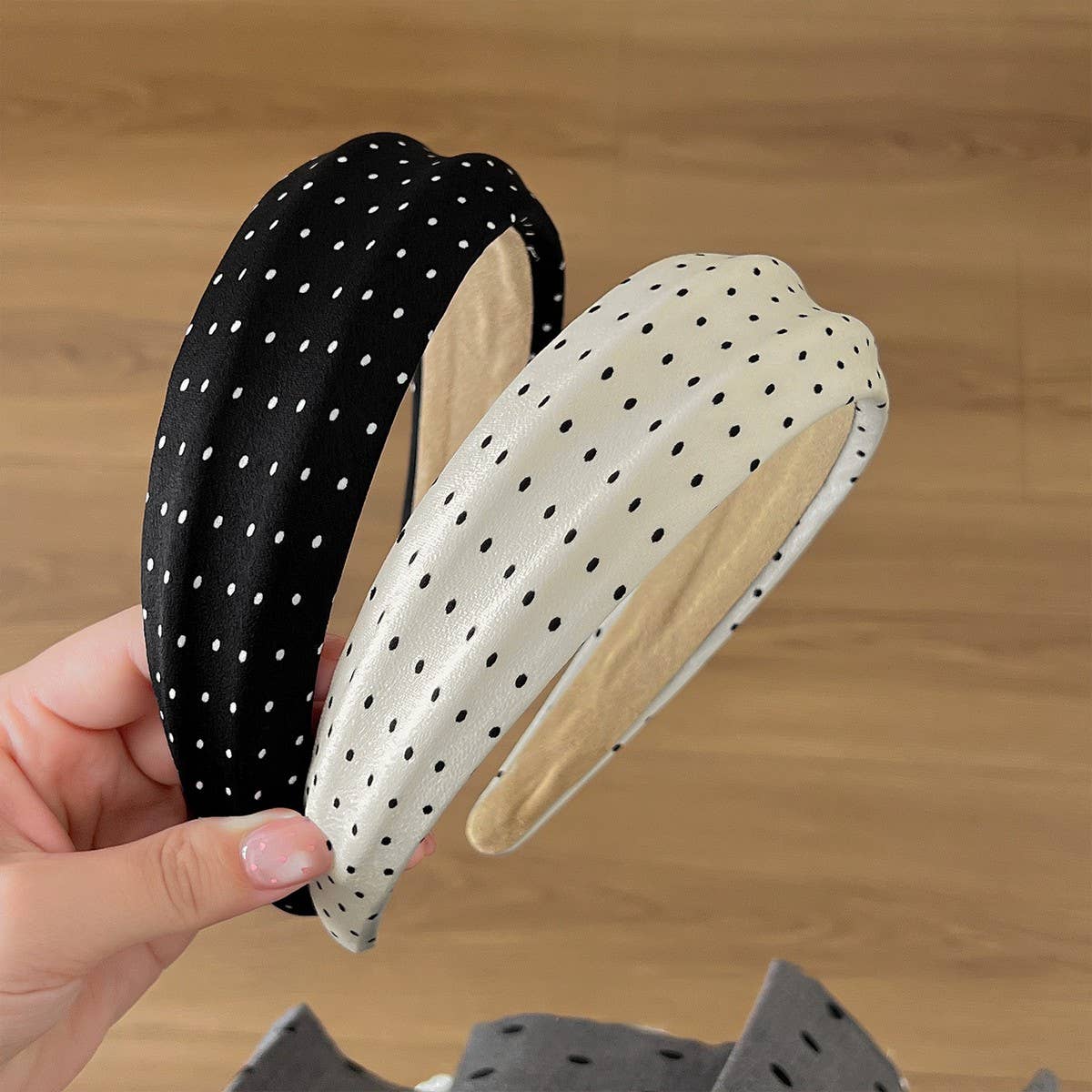 Polka Dot Wide Headband