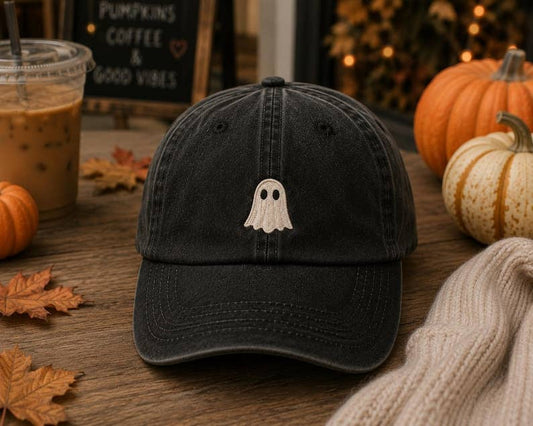 Little Ghost Embroidered Hat