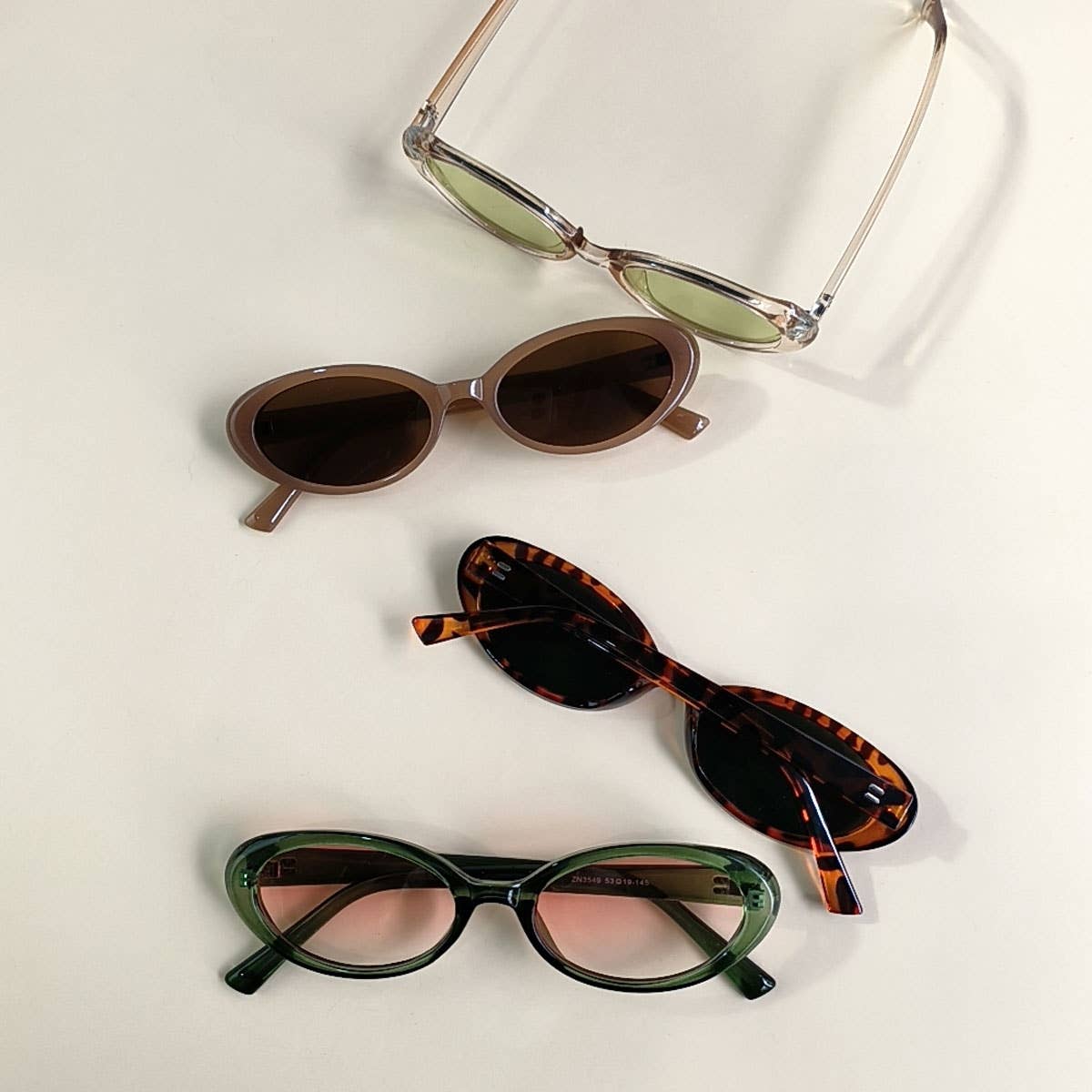 RETRO SMALL OVAL FRAME SUNGLASSES