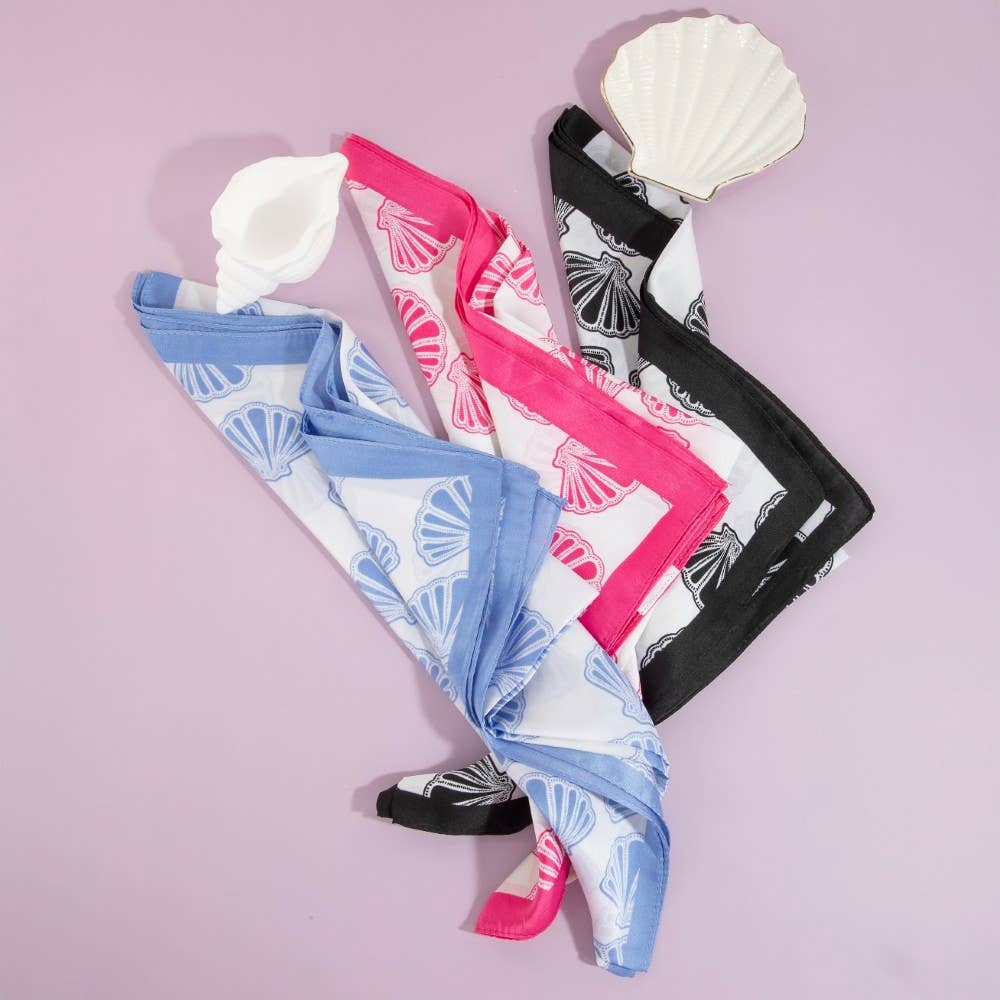 Sealife Seashells Bandana Scarf