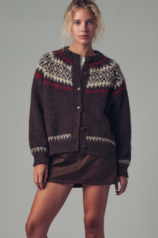 Nordic Fair Isle Cardigan