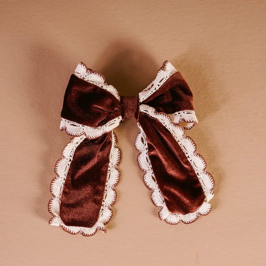 Coquette Velour Hair Bow