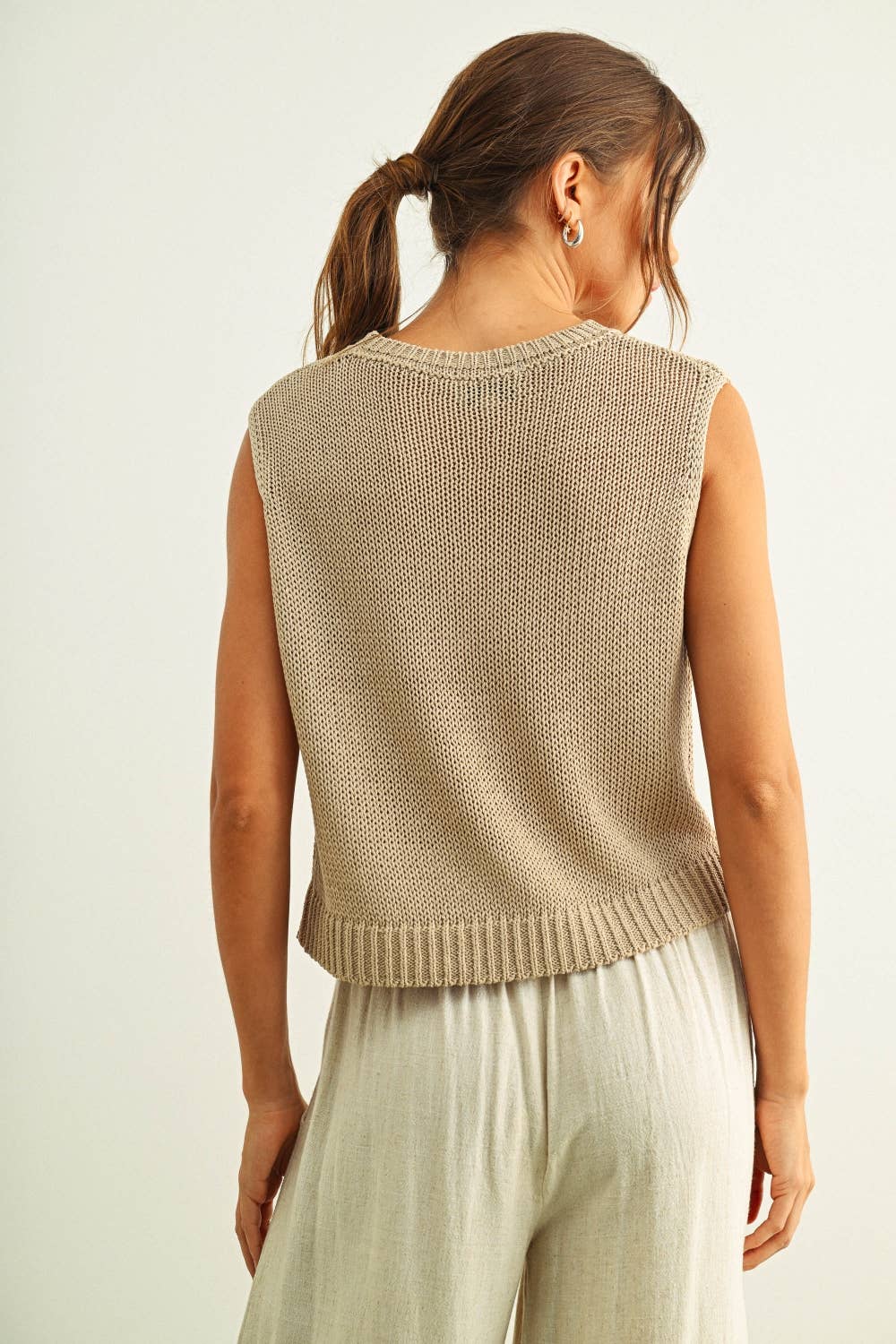 Lucy Sleeveless Knit Top