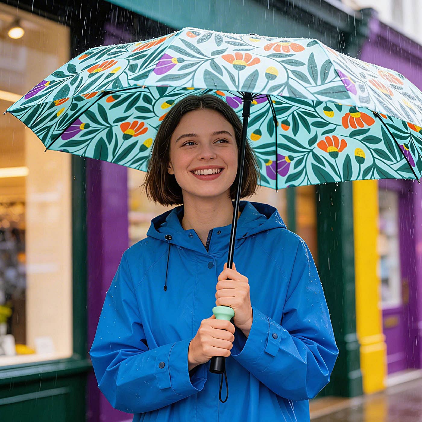 Eden Floral Bottle Umbrella