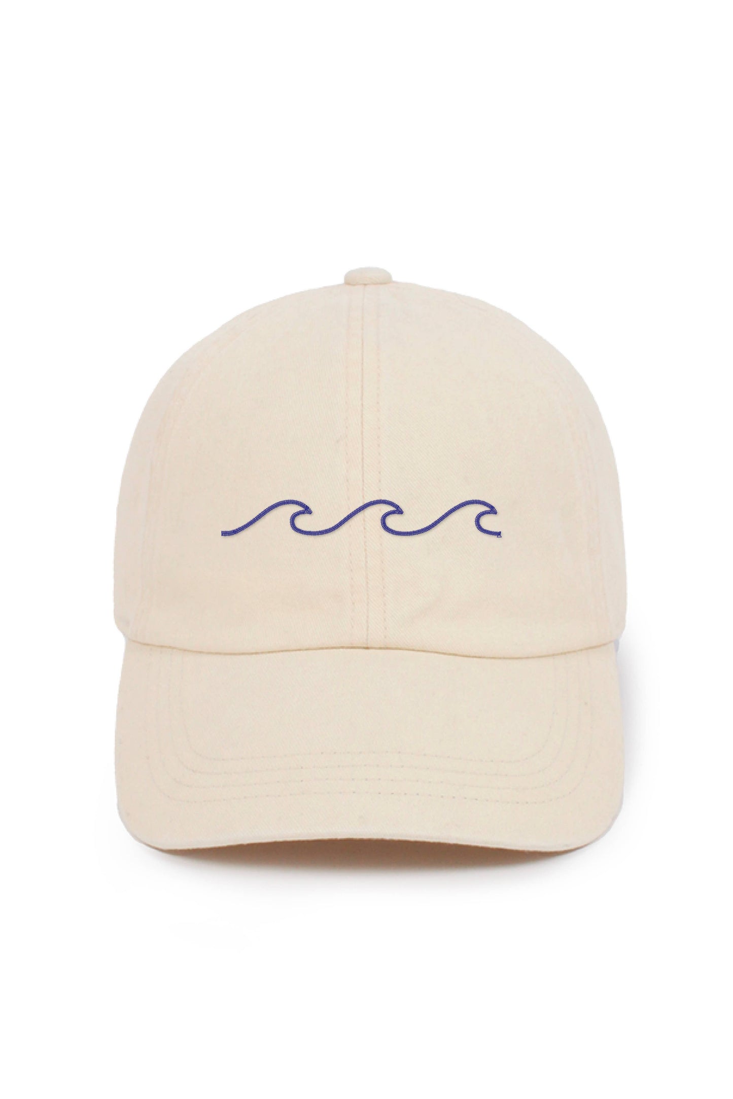 LCAP031 - "Waves" Embroidery Washed Baseball Cap