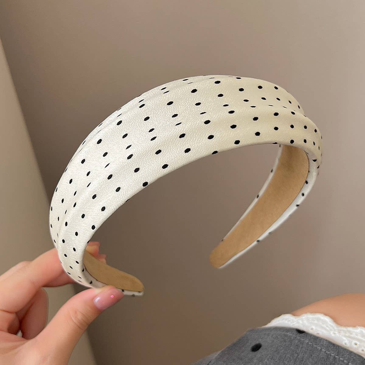 Polka Dot Wide Headband