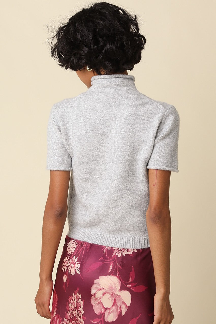 alani mock neck knit top