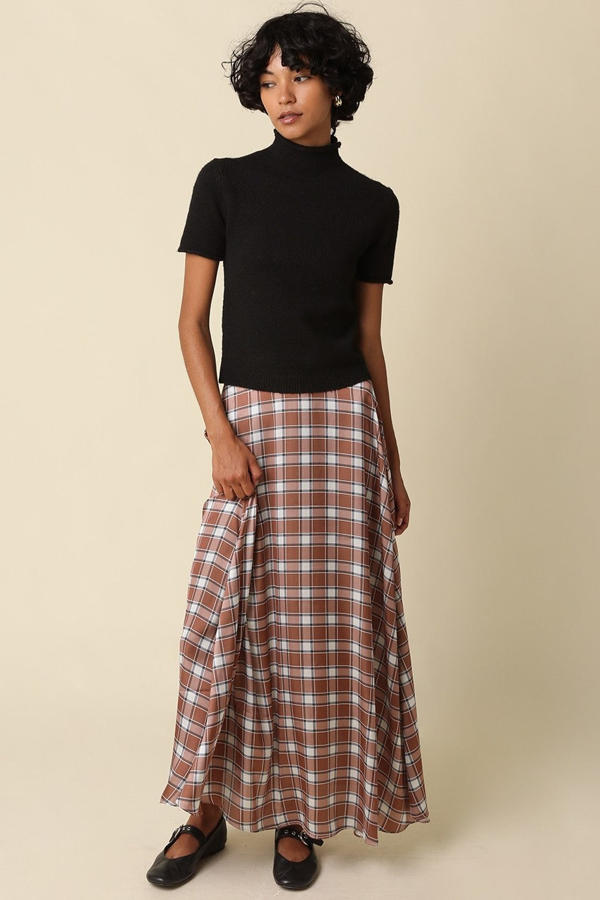 alani mock neck knit top