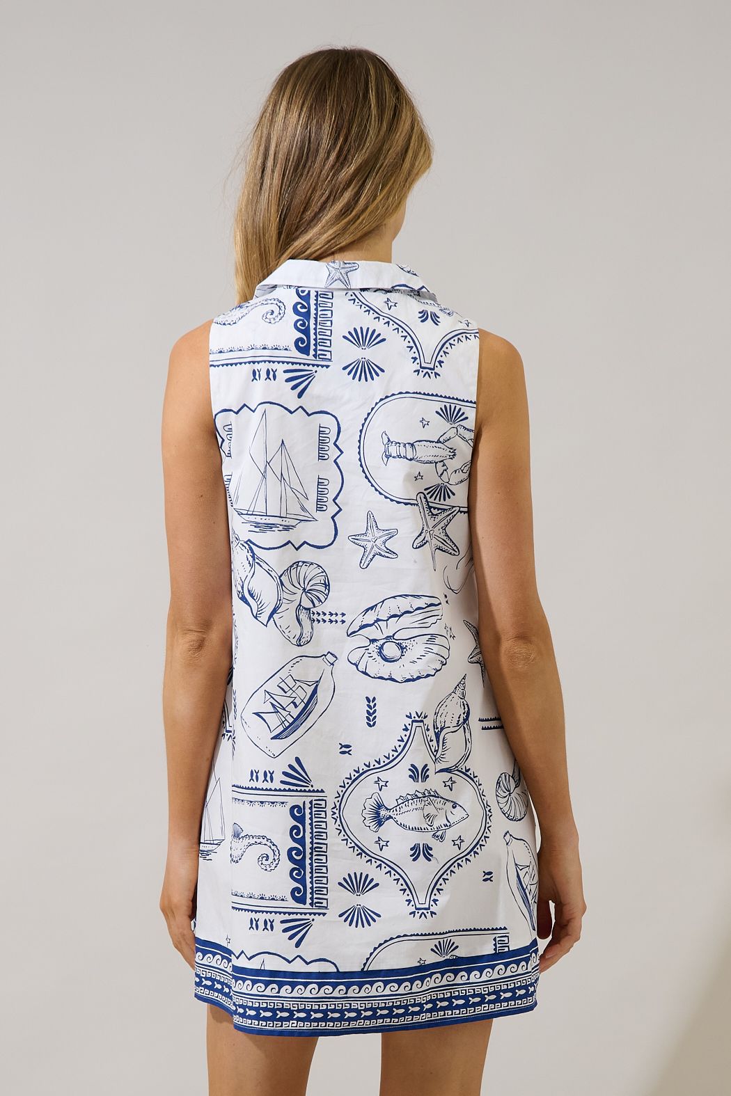 Balley Sea Shift Mini Dress