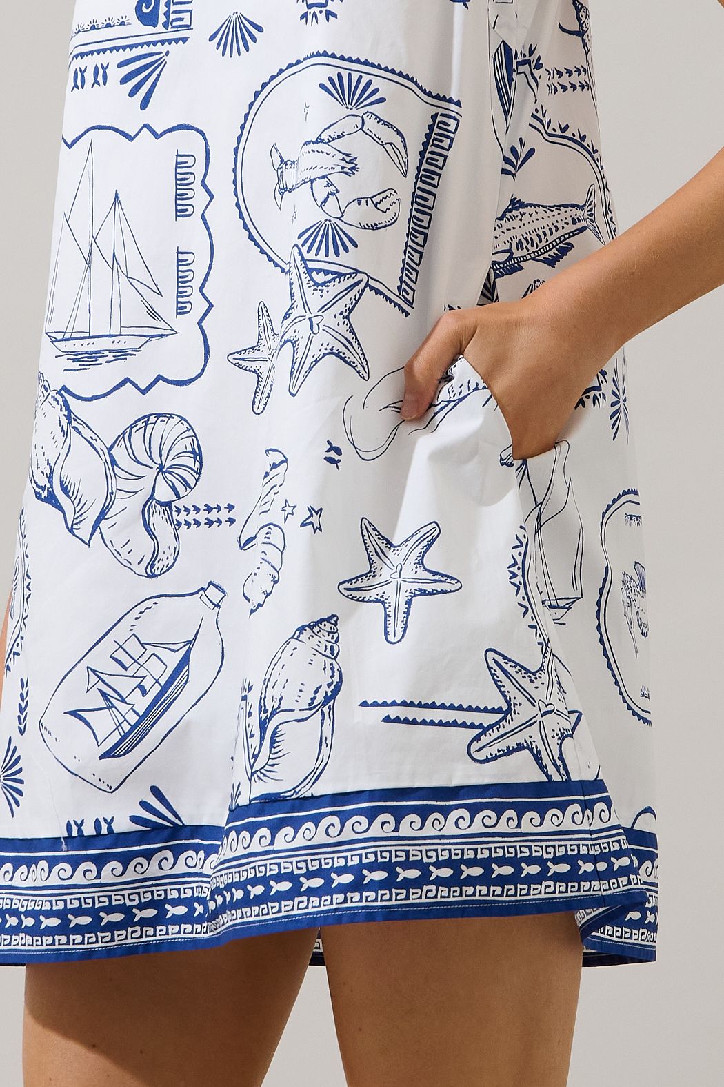 Balley Sea Shift Mini Dress