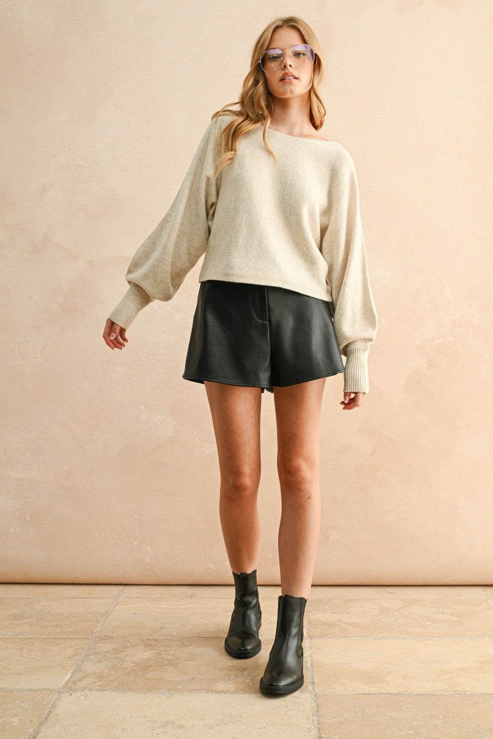 Brynn Boat Neck Sweater Top