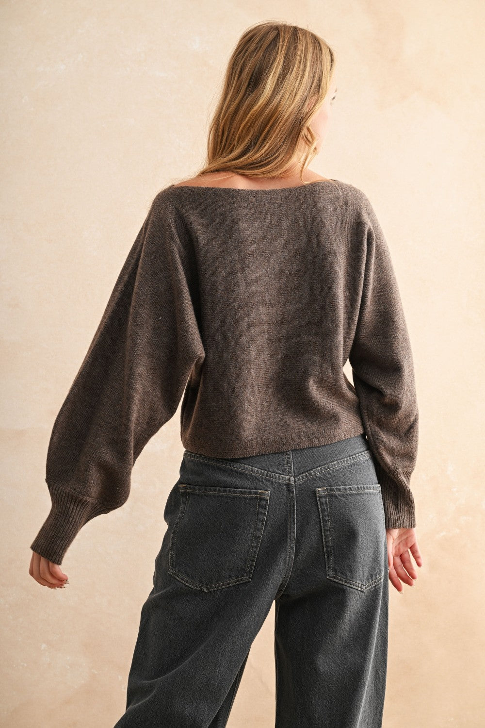 Brynn Boat Neck Sweater Top