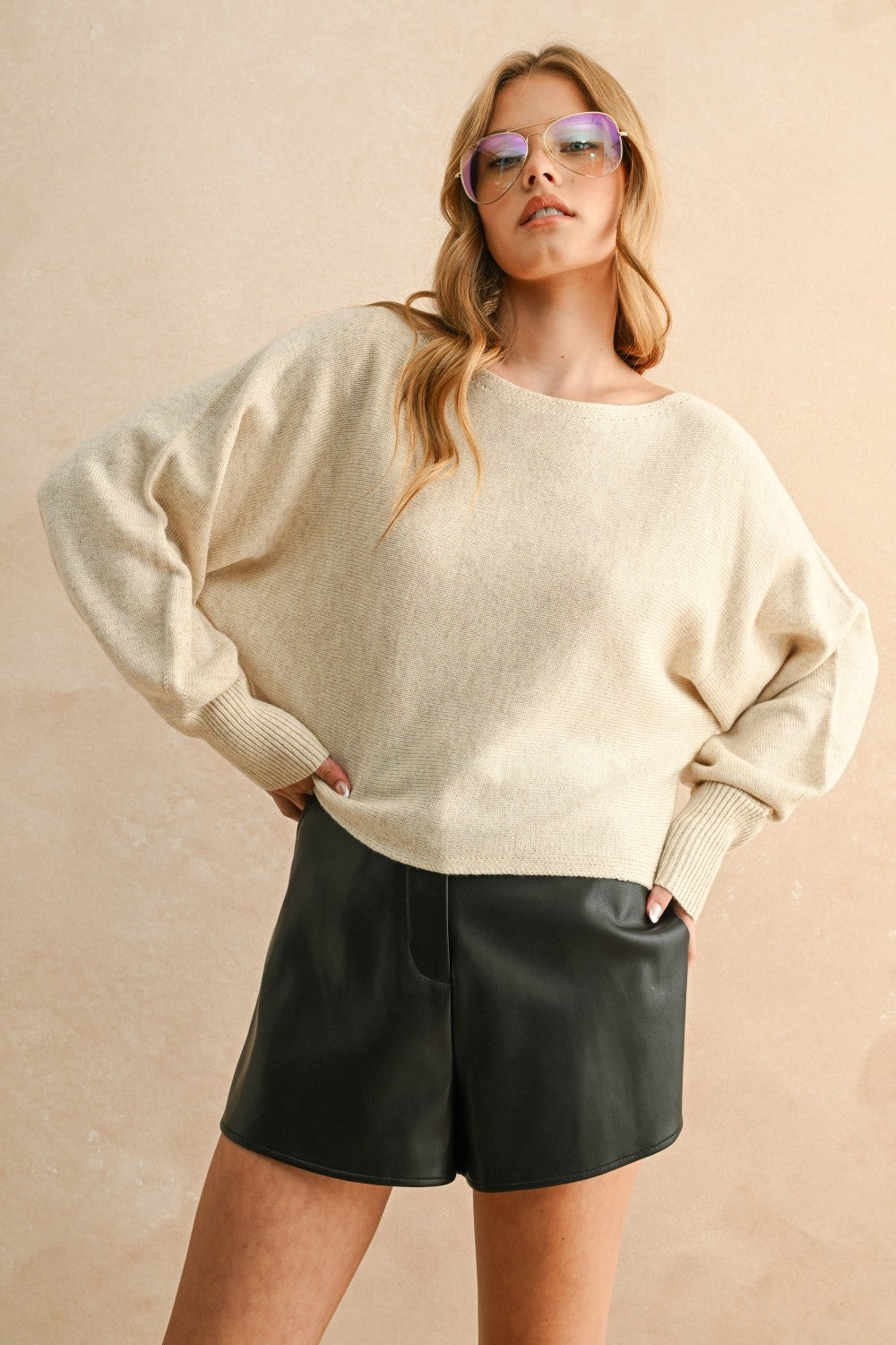 Brynn Boat Neck Sweater Top