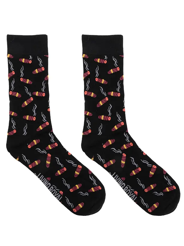 Cigar Mens Bamboo Crew Socks