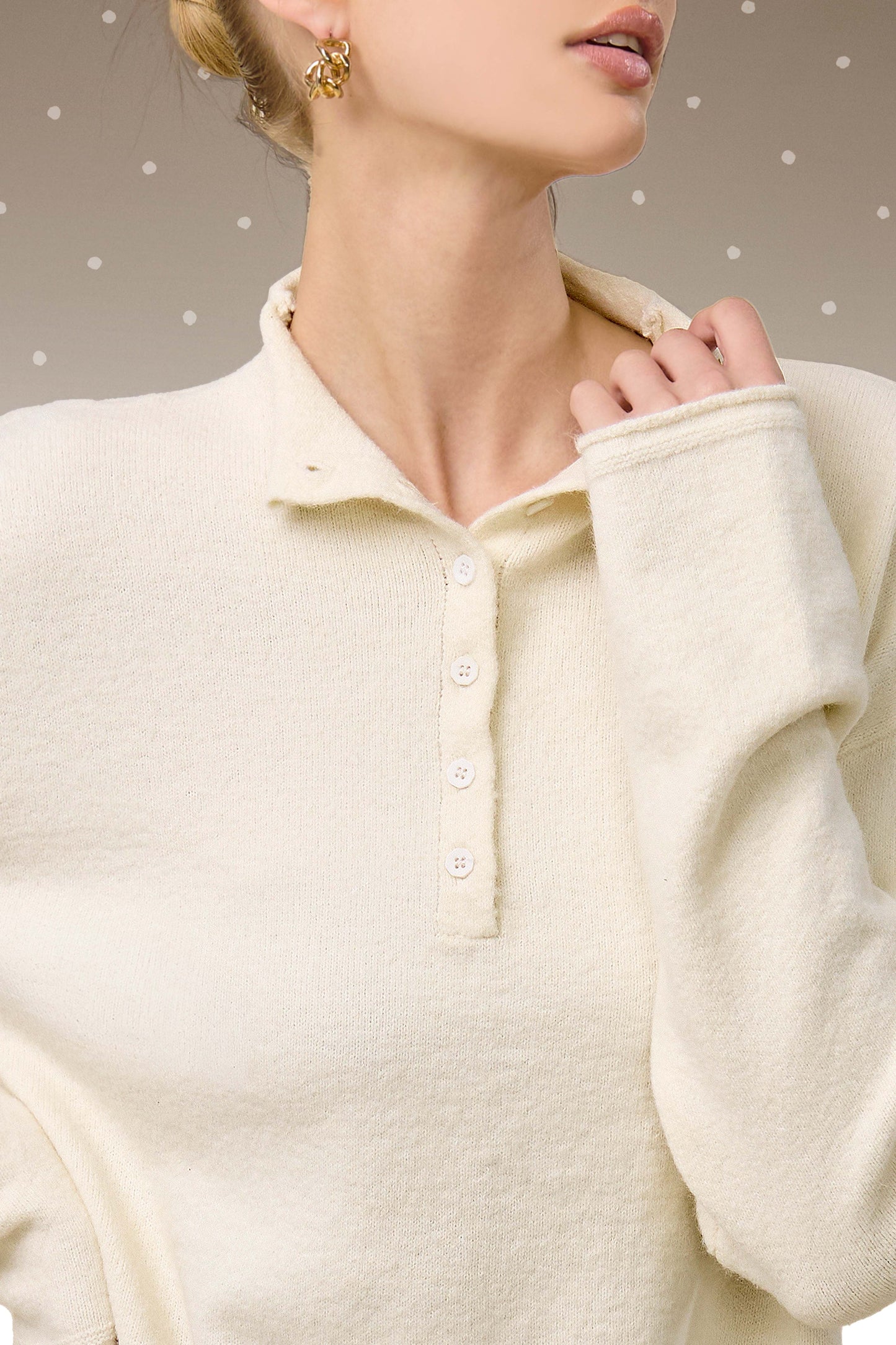Collette Collared Henley