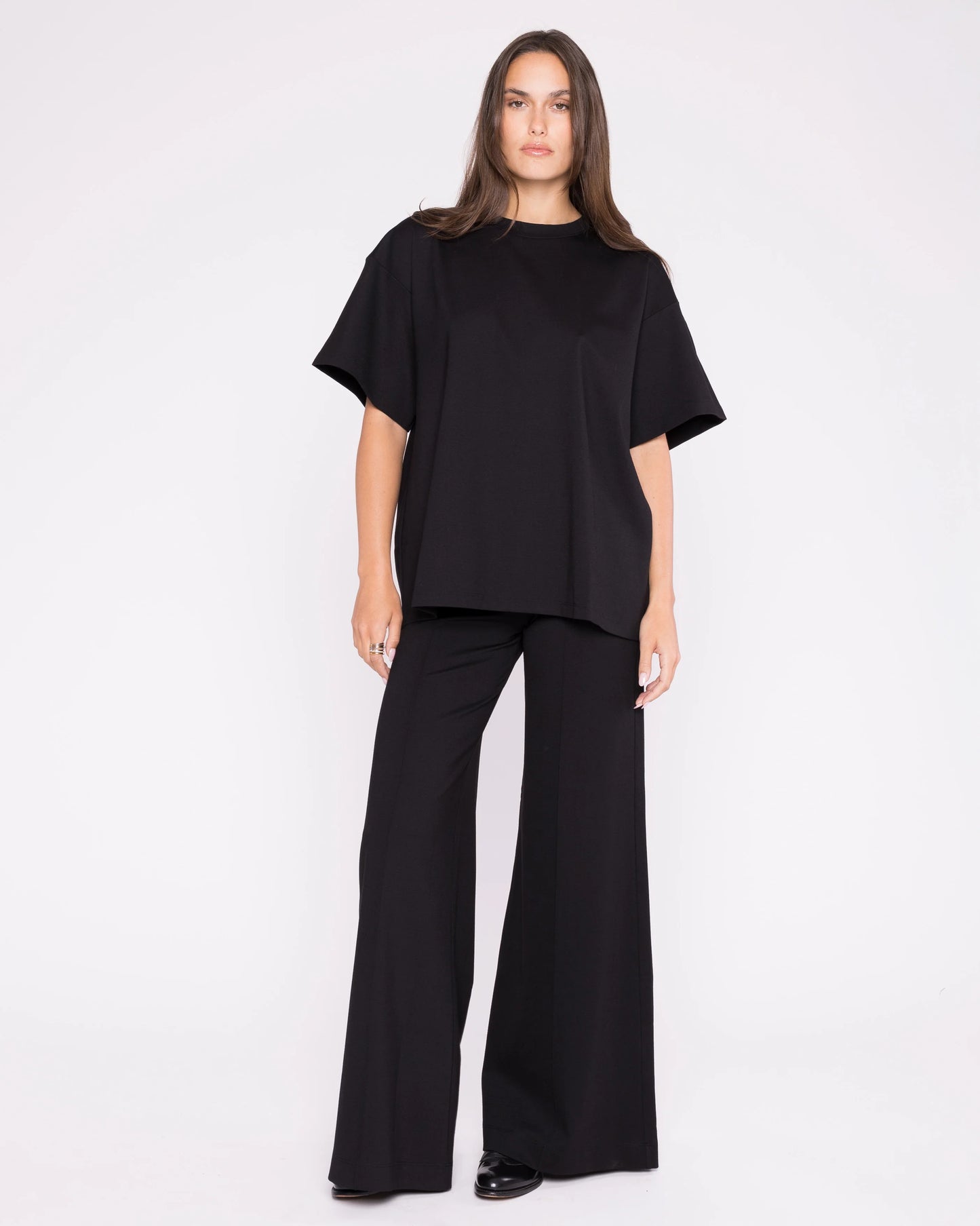 ponte knit big shirt