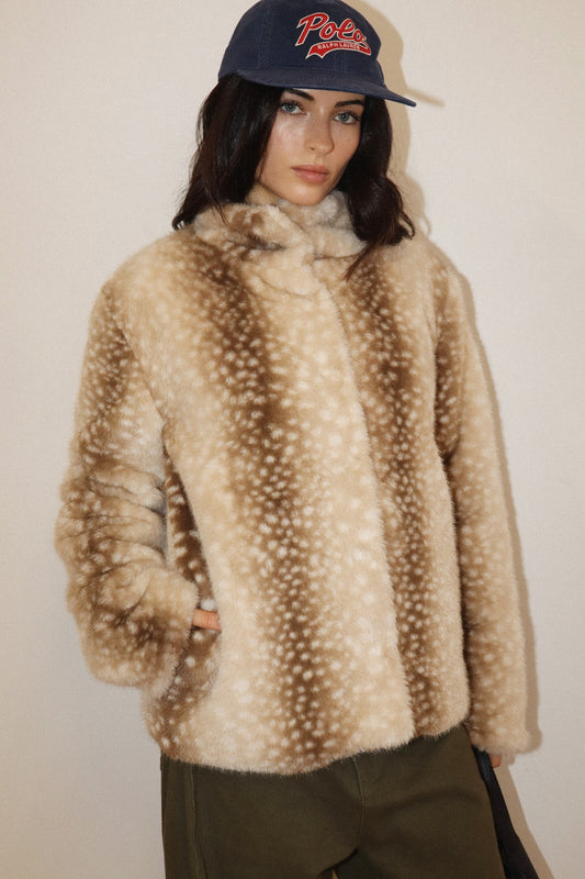 Fiona Fawn Faux Fur Jacket