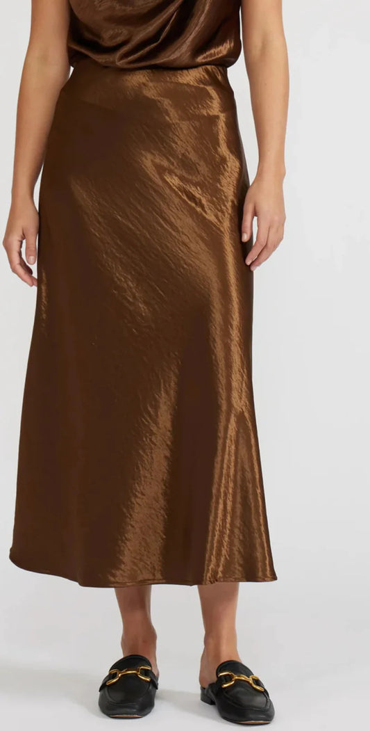 barbara satin skirt