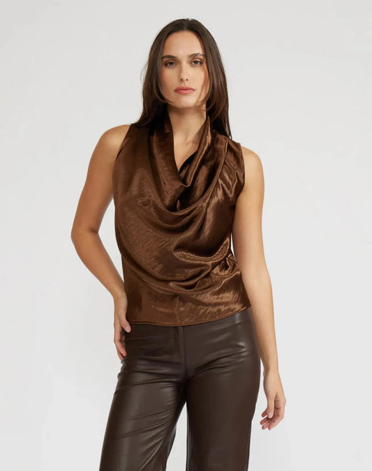 dorothy satin top