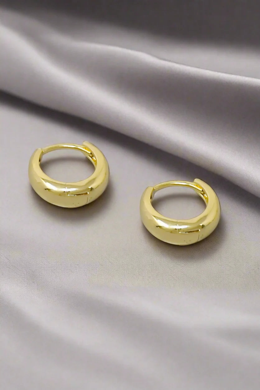 Gold Filled Hoop Earrings (14 MM)