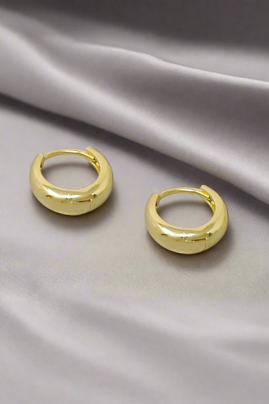 Gold Filled Hoop Earrings (14 MM)